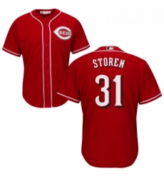 Youth Majestic Cincinnati Reds 31 Drew Storen Replica Red Alternate Cool Base MLB Jersey Youth Majestic Cincinnati Reds 31 Drew Storen Replica Red Alternate Cool Base MLB Jersey