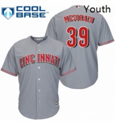 Youth Majestic Cincinnati Reds 39 Devin Mesoraco Authentic Grey Road Cool Base MLB Jersey Youth Majestic Cincinnati Reds 39 Devin Mesoraco Authentic Grey Road Cool Base MLB Jersey