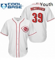 Youth Majestic Cincinnati Reds 39 Devin Mesoraco Authentic White Home Cool Base MLB Jersey Youth Majestic Cincinnati Reds 39 Devin Mesoraco Authentic White Home Cool Base MLB Jersey