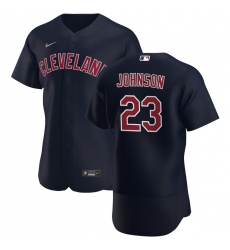Men Cleveland Indians 23 Daniel Johnson Men Nike Navy Alternate 2020 Flex Base Player MLB Jersey Men Cleveland Indians 23 Daniel Johnson Men Nike Navy Alternate 2020 Flex Base Player MLB Jersey