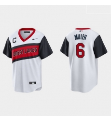 Men Cleveland Indians 6 Owen Miller Men Nike White 2021 Little League Class Game MLB Jersey Men Cleveland Indians 6 Owen Miller Men Nike White 2021 Little League Class Game MLB Jersey