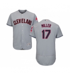 Mens Cleveland Indians 17 Brad Miller Grey Road Flex Base Authentic Collection Baseball Jersey Mens Cleveland Indians 17 Brad Miller Grey Road Flex Base Authentic Collection Baseball Jersey