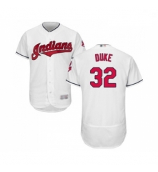 Mens Cleveland Indians 32 Zach Duke White Home Flex Base Authentic Collection Baseball Jersey Mens Cleveland Indians 32 Zach Duke White Home Flex Base Authentic Collection Baseball Jersey