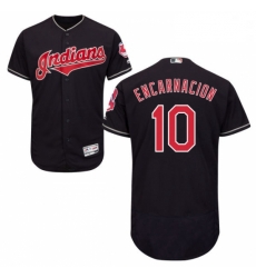 Mens Majestic Cleveland Indians 10 Edwin Encarnacion Navy Blue Flexbase Authentic Collection MLB Jersey Mens Majestic Cleveland Indians 10 Edwin Encarnacion Navy Blue Flexbase Authentic Collection MLB Jersey