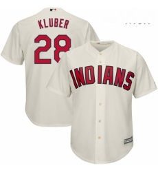 Mens Majestic Cleveland Indians 28 Corey Kluber Replica Cream Alternate 2 Cool Base MLB Jersey Mens Majestic Cleveland Indians 28 Corey Kluber Replica Cream Alternate 2 Cool Base MLB Jersey