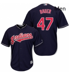 Mens Majestic Cleveland Indians 47 Trevor Bauer Replica Navy Blue Alternate 1 Cool Base MLB Jersey Mens Majestic Cleveland Indians 47 Trevor Bauer Replica Navy Blue Alternate 1 Cool Base MLB Jersey