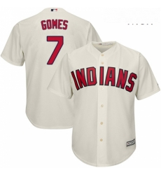 Mens Majestic Cleveland Indians 7 Yan Gomes Replica Cream Alternate 2 Cool Base MLB Jersey Mens Majestic Cleveland Indians 7 Yan Gomes Replica Cream Alternate 2 Cool Base MLB Jersey