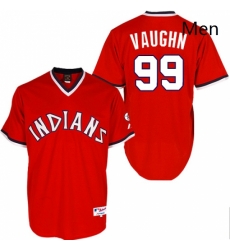 Mens Majestic Cleveland Indians 99 Ricky Vaughn Replica Red 1974 Turn Back The Clock MLB Jersey Mens Majestic Cleveland Indians 99 Ricky Vaughn Replica Red 1974 Turn Back The Clock MLB Jersey