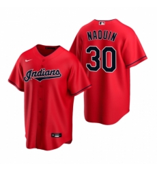 Mens Nike Cleveland Indians 30 Tyler Naquin Red Alternate Stitched Baseball Jerse Mens Nike Cleveland Indians 30 Tyler Naquin Red Alternate Stitched Baseball Jerse