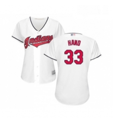 Womens Cleveland Indians 33 Brad Hand Replica White Home Cool Base Baseball Jersey Womens Cleveland Indians 33 Brad Hand Replica White Home Cool Base Baseball Jersey