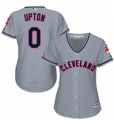 Womens Majestic Cleveland Indians 0 BJ Upton Authentic Grey Road Cool Base MLB Jersey Womens Majestic Cleveland Indians 0 BJ Upton Authentic Grey Road Cool Base MLB Jersey