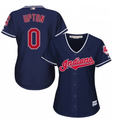 Womens Majestic Cleveland Indians 0 BJ Upton Authentic Navy Blue Alternate 1 Cool Base MLB Jersey Womens Majestic Cleveland Indians 0 BJ Upton Authentic Navy Blue Alternate 1 Cool Base MLB Jersey