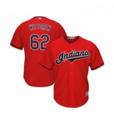 Youth Cleveland Indians 62 Nick Wittgren Replica Scarlet Alternate 2 Cool Base Baseball Jersey Youth Cleveland Indians 62 Nick Wittgren Replica Scarlet Alternate 2 Cool Base Baseball Jersey