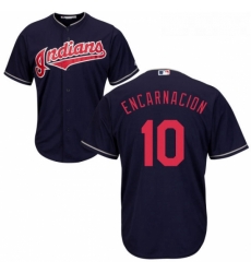 Youth Majestic Cleveland Indians 10 Edwin Encarnacion Authentic Navy Blue Alternate 1 Cool Base MLB Jersey Youth Majestic Cleveland Indians 10 Edwin Encarnacion Authentic Navy Blue Alternate 1 Cool Base MLB Jersey