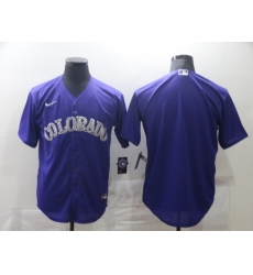Men Colorado Rockies Nike Purple Blank Jersey II Men Colorado Rockies Nike Purple Blank Jersey II
