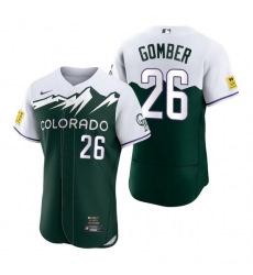 Men Nike Nike Colorado Rockies #26 Austin Gomber City Connect Stitched Flex Base Baseball Jersey Men Nike Nike Colorado Rockies #26 Austin Gomber City Connect Stitched Flex Base Baseball Jersey