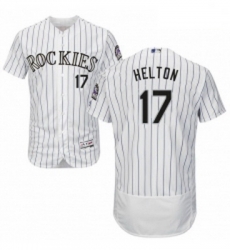 Mens Majestic Colorado Rockies 17 Todd Helton White Home Flex Base Authentic Collection MLB Jersey Mens Majestic Colorado Rockies 17 Todd Helton White Home Flex Base Authentic Collection MLB Jersey