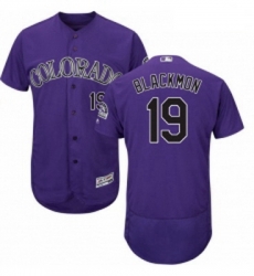 Mens Majestic Colorado Rockies 19 Charlie Blackmon Purple Alternate Flex Base Authentic Collection MLB Jersey Mens Majestic Colorado Rockies 19 Charlie Blackmon Purple Alternate Flex Base Authentic Collection MLB Jersey