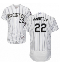 Mens Majestic Colorado Rockies 22 Chris Iannetta White Home Flex Base Authentic Collection MLB Jersey Mens Majestic Colorado Rockies 22 Chris Iannetta White Home Flex Base Authentic Collection MLB Jersey
