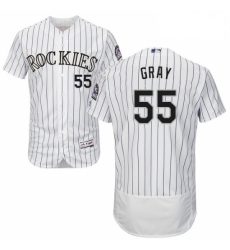 Mens Majestic Colorado Rockies 55 Jon Gray White Flexbase Authentic Collection MLB Jersey Mens Majestic Colorado Rockies 55 Jon Gray White Flexbase Authentic Collection MLB Jersey