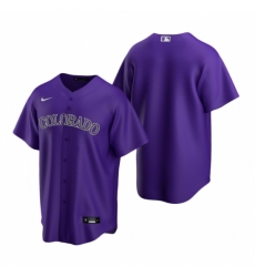 Mens Nike Colorado Rockies Blank Purple Alternate Stitched Baseball Jersey Mens Nike Colorado Rockies Blank Purple Alternate Stitched Baseball Jersey