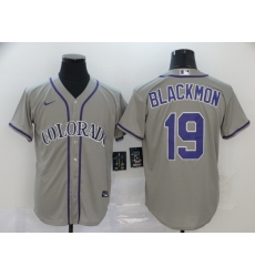 Rockies 19 Charlie Blackmon Gray 2020 Nike Cool Base Jersey Rockies 19 Charlie Blackmon Gray 2020 Nike Cool Base Jersey