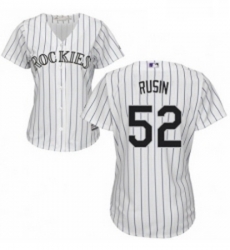 Womens Majestic Colorado Rockies 52 Chris Rusin Replica White Home Cool Base MLB Jersey Womens Majestic Colorado Rockies 52 Chris Rusin Replica White Home Cool Base MLB Jersey