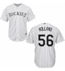 Youth Majestic Colorado Rockies 56 Greg Holland Authentic White Home Cool Base MLB Jersey Youth Majestic Colorado Rockies 56 Greg Holland Authentic White Home Cool Base MLB Jersey