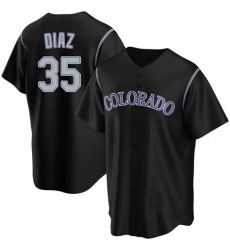 Youth Nike Colorado Rockies 35 Elias Diaz Black Purple Jersey Youth Nike Colorado Rockies 35 Elias Diaz Black Purple Jersey