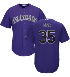 Youth Nike Colorado Rockies 35 Jairo Diaz Purple Black Base MLB Jersey Youth Nike Colorado Rockies 35 Jairo Diaz Purple Black Base MLB Jersey