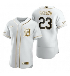 Detroit Tigers 23 Kirk Gibson White Nike Mens Authentic Golden Edition MLB Jersey Detroit Tigers 23 Kirk Gibson White Nike Mens Authentic Golden Edition MLB Jersey