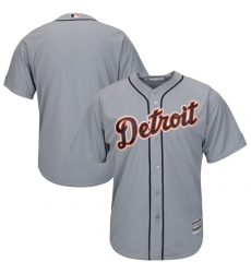 MLB Tigers Blank Grey Blank Cool Base Men Jersey MLB Tigers Blank Grey Blank Cool Base Men Jersey