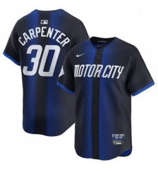 Men Detroit Tigers 30 Kerry Carpenter 2024 Navy City Connect Cool Base Limited Stitched Jersey Men Detroit Tigers 30 Kerry Carpenter 2024 Navy City Connect Cool Base Limited Stitched Jersey