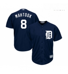 Mens Detroit Tigers 8 Mikie Mahtook Replica Navy Blue Alternate Cool Base Baseball Jersey Mens Detroit Tigers 8 Mikie Mahtook Replica Navy Blue Alternate Cool Base Baseball Jersey