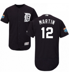 Mens Majestic Detroit Tigers 12 Leonys Martin Navy Blue Alternate Flex Base Authentic Collection MLB Jersey Mens Majestic Detroit Tigers 12 Leonys Martin Navy Blue Alternate Flex Base Authentic Collection MLB Jersey