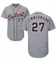 Mens Majestic Detroit Tigers 27 Jordan Zimmermann Grey Road Flex Base Authentic Collection MLB Jersey Mens Majestic Detroit Tigers 27 Jordan Zimmermann Grey Road Flex Base Authentic Collection MLB Jersey