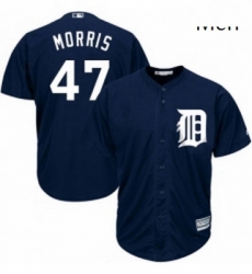 Mens Majestic Detroit Tigers 47 Jack Morris Replica Navy Blue Alternate Cool Base MLB Jersey Mens Majestic Detroit Tigers 47 Jack Morris Replica Navy Blue Alternate Cool Base MLB Jersey