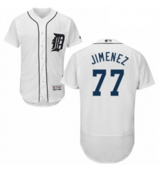 Mens Majestic Detroit Tigers 77 Joe Jimenez White Home Flex Base Authentic Collection MLB Jersey Mens Majestic Detroit Tigers 77 Joe Jimenez White Home Flex Base Authentic Collection MLB Jersey