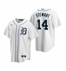 Mens Nike Detroit Tigers 14 Christin Stewart White Home Stitched Baseball Jersey Mens Nike Detroit Tigers 14 Christin Stewart White Home Stitched Baseball Jersey