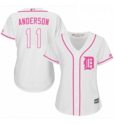 Womens Majestic Detroit Tigers 11 Sparky Anderson Replica White Fashion Cool Base MLB Jersey Womens Majestic Detroit Tigers 11 Sparky Anderson Replica White Fashion Cool Base MLB Jersey