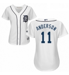 Womens Majestic Detroit Tigers 11 Sparky Anderson Replica White Home Cool Base MLB Jersey Womens Majestic Detroit Tigers 11 Sparky Anderson Replica White Home Cool Base MLB Jersey