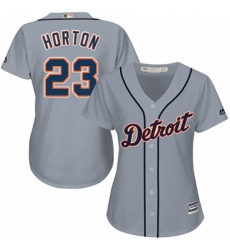 Womens Majestic Detroit Tigers 23 Willie Horton Replica Grey Road Cool Base MLB Jersey Womens Majestic Detroit Tigers 23 Willie Horton Replica Grey Road Cool Base MLB Jersey