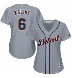 Womens Majestic Detroit Tigers 6 Al Kaline Authentic Grey Road Cool Base MLB Jersey Womens Majestic Detroit Tigers 6 Al Kaline Authentic Grey Road Cool Base MLB Jersey
