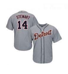 Youth Detroit Tigers 14 Christin Stewart Replica Grey Road Cool Base Baseball Jersey Youth Detroit Tigers 14 Christin Stewart Replica Grey Road Cool Base Baseball Jersey