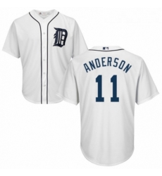 Youth Majestic Detroit Tigers 11 Sparky Anderson Authentic White Home Cool Base MLB Jersey Youth Majestic Detroit Tigers 11 Sparky Anderson Authentic White Home Cool Base MLB Jersey