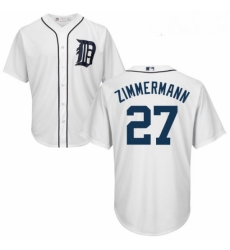 Youth Majestic Detroit Tigers 27 Jordan Zimmermann Authentic White Home Cool Base MLB Jersey Youth Majestic Detroit Tigers 27 Jordan Zimmermann Authentic White Home Cool Base MLB Jersey