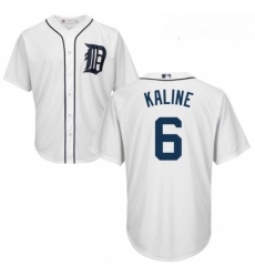 Youth Majestic Detroit Tigers 6 Al Kaline Authentic White Home Cool Base MLB Jersey Youth Majestic Detroit Tigers 6 Al Kaline Authentic White Home Cool Base MLB Jersey