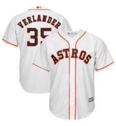 Astros 35 Justin Verlander White Cool Base Jersey Astros 35 Justin Verlander White Cool Base Jersey