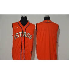 Astros Blank Orange Nike Cool Base Sleeveless Jersey Astros Blank Orange Nike Cool Base Sleeveless Jersey