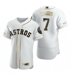 Houston Astros 7 Craig Biggio White Nike Mens Authentic Golden Edition MLB Jersey Houston Astros 7 Craig Biggio White Nike Mens Authentic Golden Edition MLB Jersey